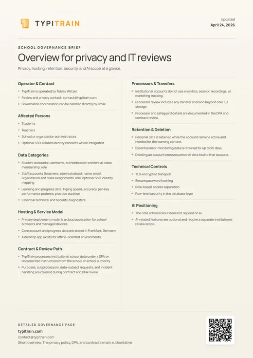 Printable governance brief