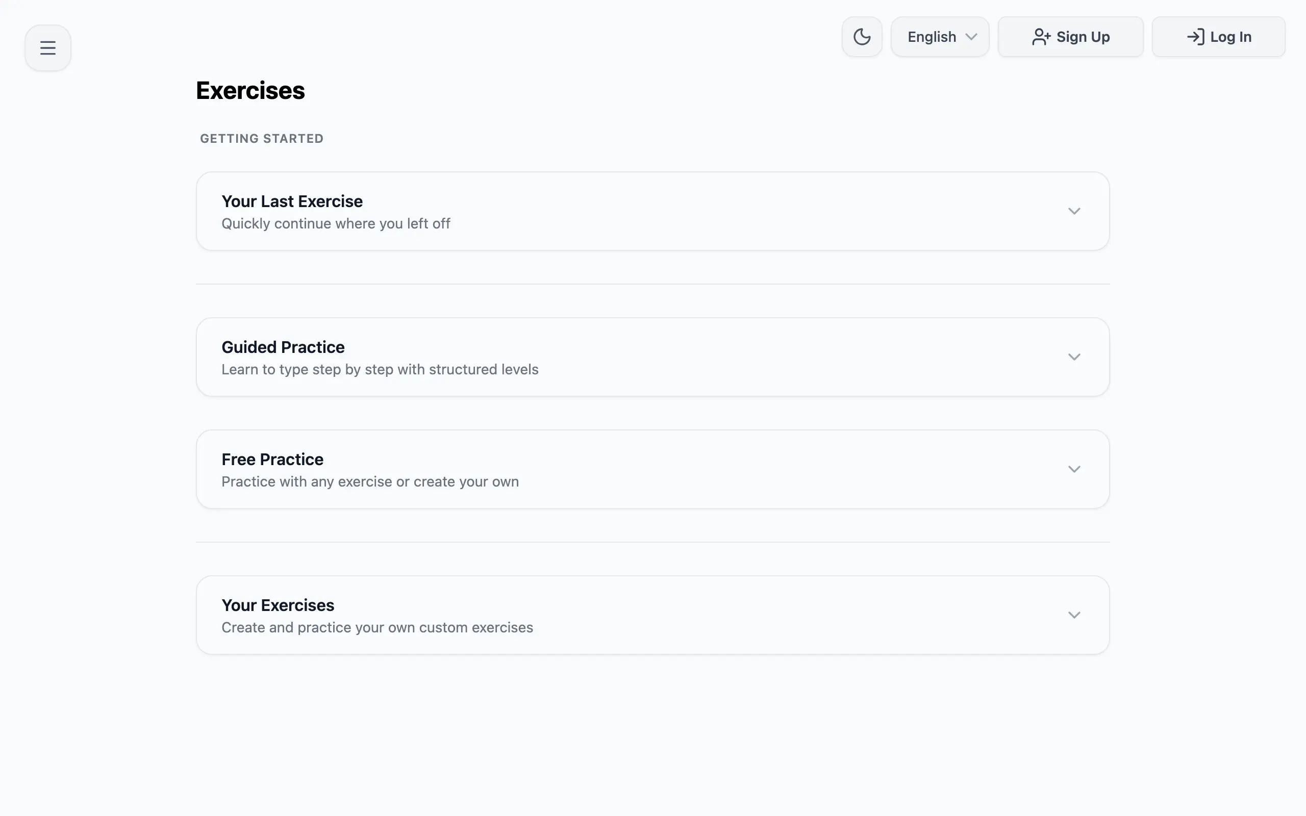 Stories & Custom Exercises